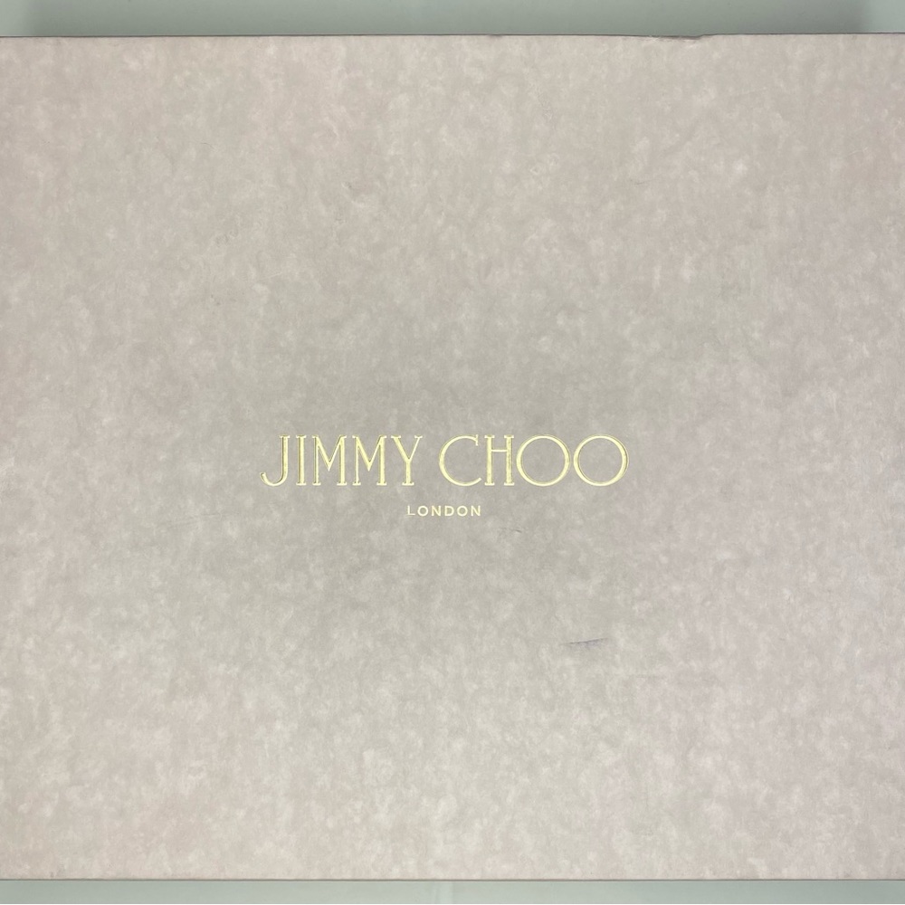 Jimmy Choo Iridescent Blue-Purple Platform Sandals - Picture 9 of 9